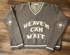 Heaven Can Wait Grey V Neck