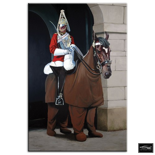 Panto horse guard banksy - panto,
