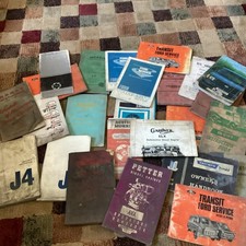 20+ Vintage Workshop Manuals - Cars & Vans - Some Are In Tatty Condition