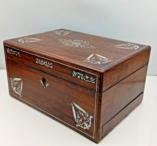 Antique wooden ladies vanity - wooden,