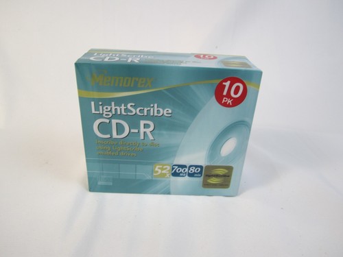 Memorex lightscribe 52x - lightscribe,