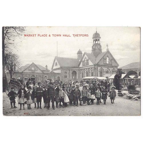 Thetford market place and town - thetford,