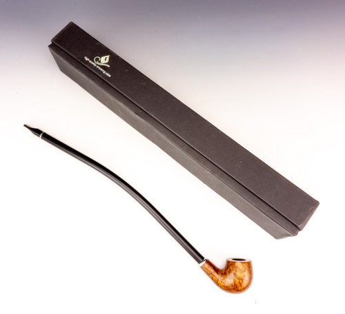 Vintage churchwarden smoking - churchwarden,
