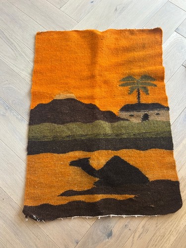 Vintage kilim egyptian camel - vintage,