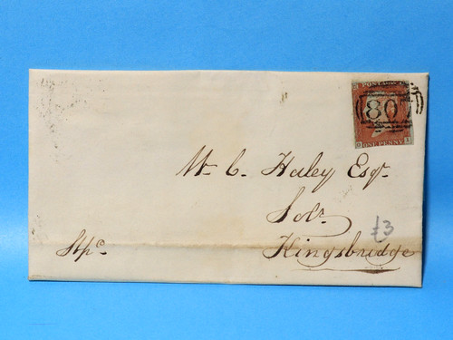 1847 victoria penny red letter - 1847,