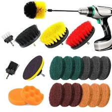 Set Of 22 Drill Cleaning Brush Power Drill Attachment Grout Tile Cleaner Scrub