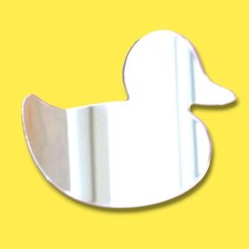 Duck shaped acrylic mirrors - shaped,