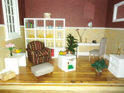 Dolls house beautiful living - dolls,