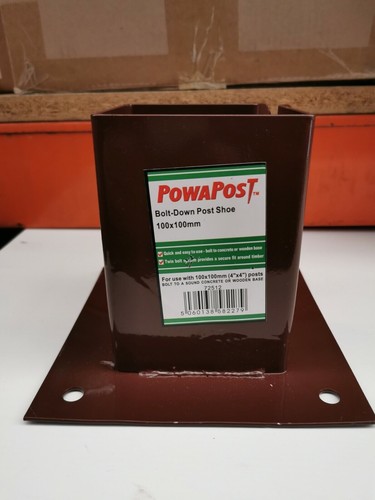Fence bolt down - bolt, shoe