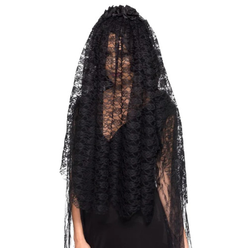 Adult black widow - black,