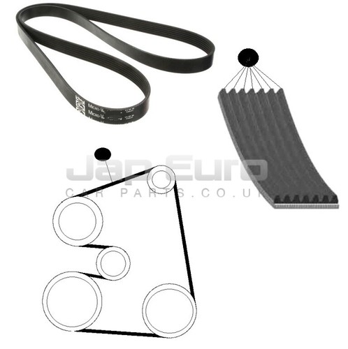 Alternator fan drive belt - belt, for
