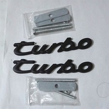 2x Black turbo Matte New Big