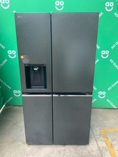 LG NatureFRESH™ American Fridge Freezer - Black - D Rated GSLV71MCTD #LF104637