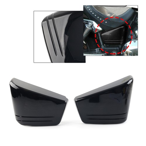 Gloss black fairing - black, battery