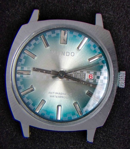 Mundo blue silver - silver, dial