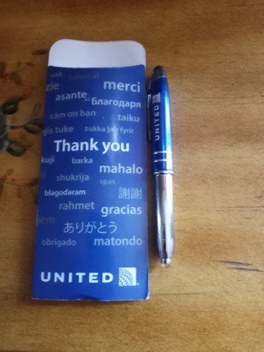 United airlines legacy pen - united,