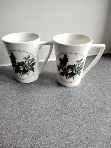 Pair portmeirion holly and - holly,