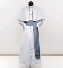 White Bishop Cassock With