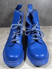 Dr Martens Pascal London 2012 Olympics Blue Boots UK 7 VERY RARE! 