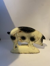 Farm pig cast iron door stop