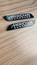 Meridian surround car emblems badges  for car sound systems