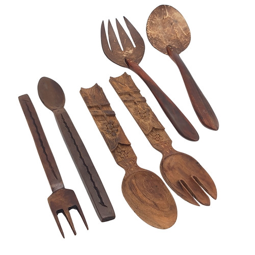 Hand carved salad - hand,