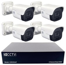4MP IP CCTV Kit with 4x Bullet