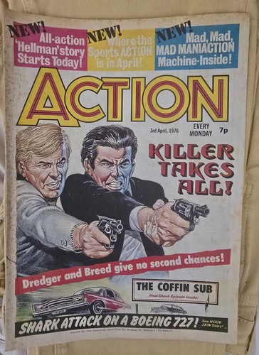 Action comic april 3rd 1976 - action,