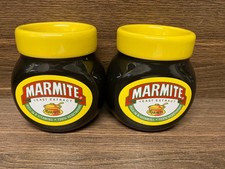Two Marmite Branded Eggcups