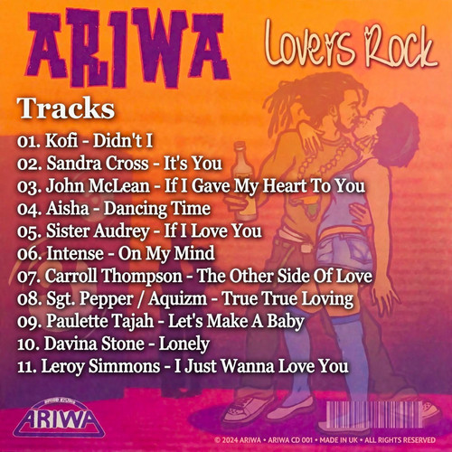 Ariwa various lovers rock - lovers,