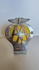 Genuine Vintage AA Car Badge
