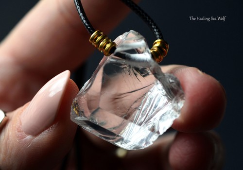 Rare azeztulite necklace - azeztulite,