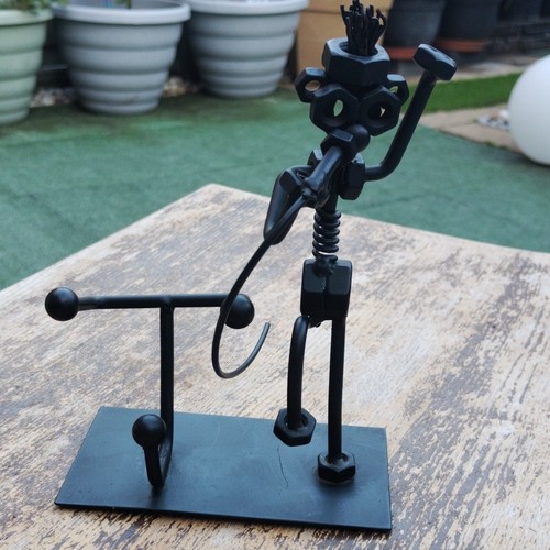 Matte black metal musician man - matte,