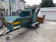 diesel wood shredder used