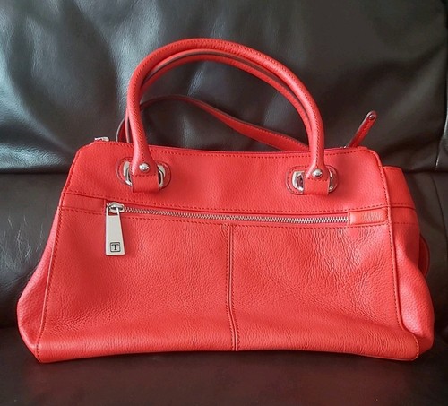Tignanello red leather top - tignanello,