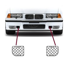 For BMW E36 1992-1999 2 PCS M3 BUMPER GRILLE PART METAL M3