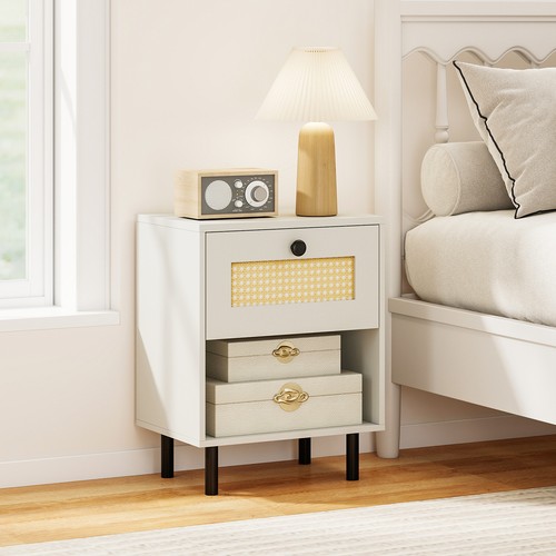 Pack white bedside - white,