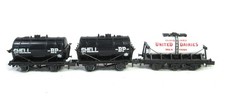 Rake of 3 x PECO/DAPOL Tank wagons - N Gauge
