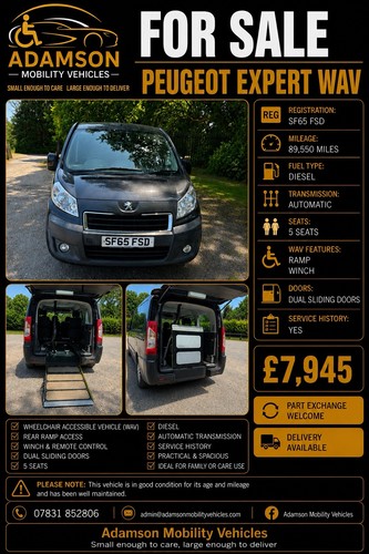 Wav for sale peugeot - 🚐,