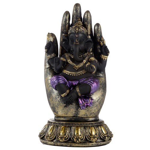 Purple gold black - &,