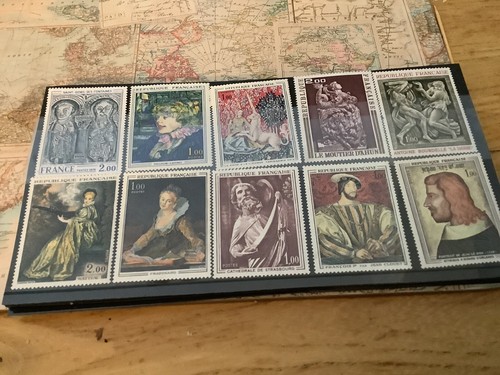 New french postage stamps - new,