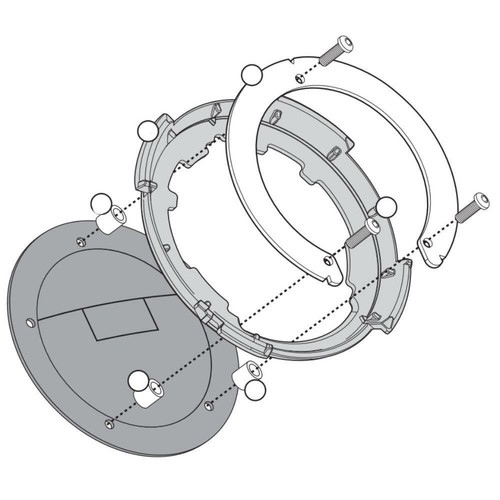 Tanklock tank bag flange for - tank,