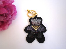 Prada designer bear keyring
