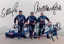 SIGNED IVAN CAPELLI ANTHONY REID SASCHA MAASSEN NISSAN PRIMERA 1996 PRESS PHOTO