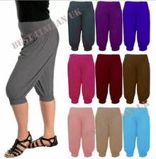 WOMENS HAREM 3/4 TROUSERS ALI