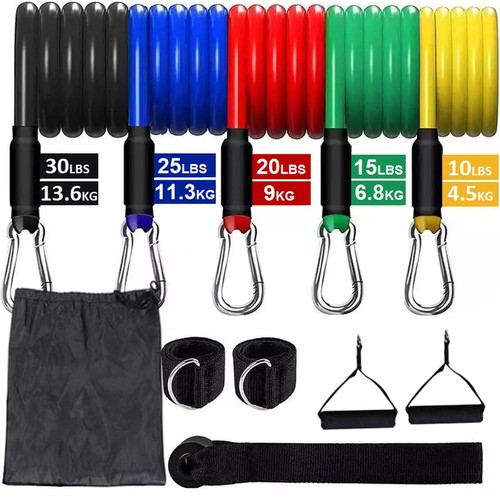 11pcs set resistance bands - resistance,