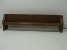 Wood Dollhouse Miniature Bench