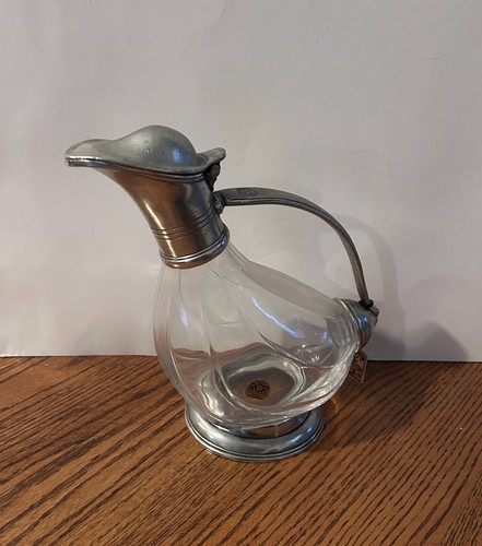 Vintage clear glass - glass, decanter