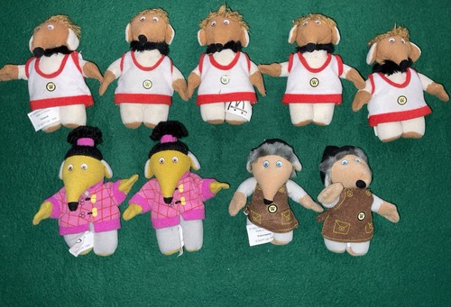 The wombles 1999 mcdonald toys - wombles,
