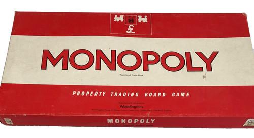 Monopoly red box original - box,